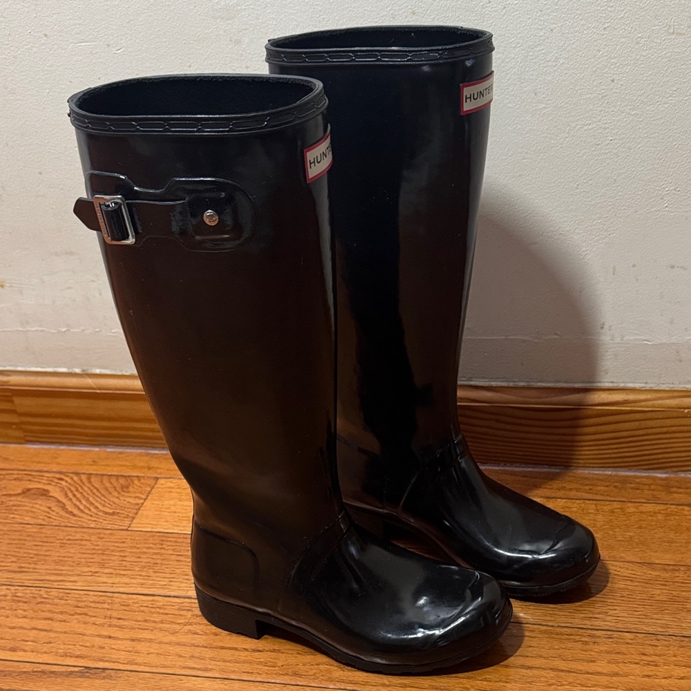 Hunter Original Tall Rain Boots Black